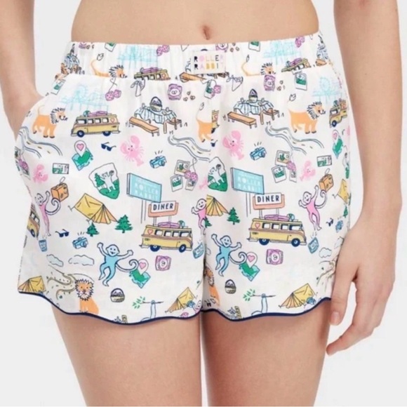 Roller Rabbit Pants - Roller Rabbit × Target Roadtrip Boxer Shorts Blue/Yellow/Pink/Green - S NWT!